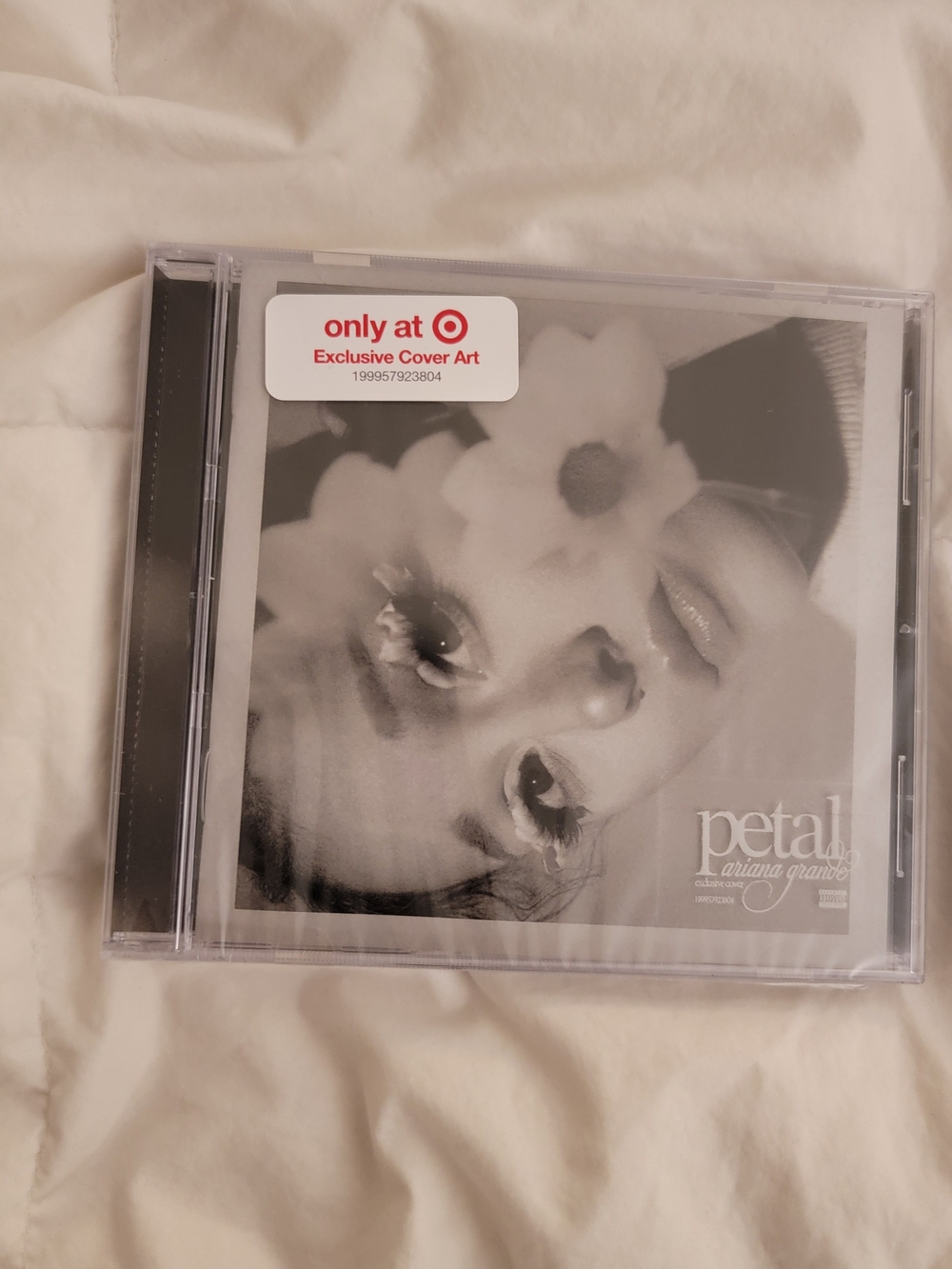 Ariana Grande Petal CD with Exclusive cover art.
